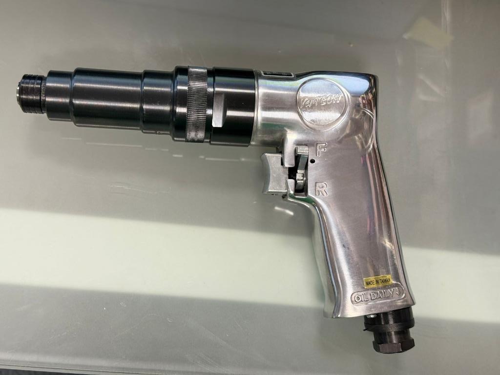 VERTECH PS-802 1/4" AIR REVERSIBLE SCREW DRIVER ADJUSTABLE CLUTCH USA SELLER