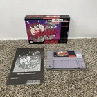Taz-Mania (Super Nintendo SNES, 1993) CIB Complete in Box + Manual