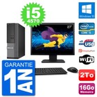 PC Dell Optiplex 3020 SFF Bildschirm 27 " i5-4570 RAM 16Go Scheibe 2To Windows
