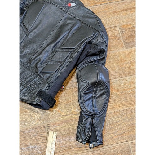 Joe Rocket Sonic Herren BLK Leder/Mesh Motorrad Reitjacke Größe XS - Bild 4 von 10