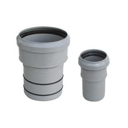 TRONCHETTO PP RIDUZIONE AL PVC VALSIR Diam. F 90 x M 100 lungh. 80 VALSI