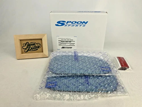 Spoon Blue Wide Door Mirror for Honda Civic EK4 EK9 Integra DC2 DB8 Type R