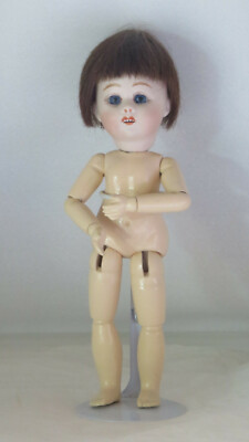 Poupée Loulotte Gros Yeux 24 Cm - N°55 - Yeux En Verre Soufflé - Création