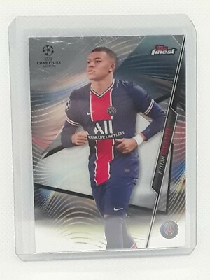Kylian Mbappe 2020-21 Topps Finest Champions League - #52 - Paris