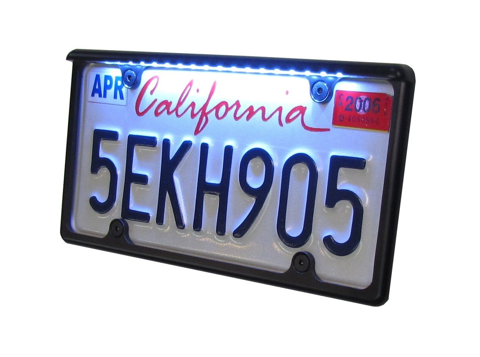 LED License Plate Frame with Hardware for Cars – Illuminates Your Plate