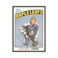 1976 O-Pee-Chee Stan Weir Toronto Maple Leafs #270