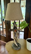 Resin Deer Antler Table Lamp