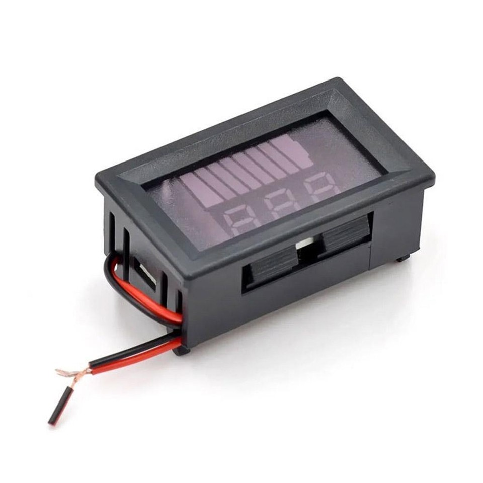 Battery Level Capacity Volt Indicator Tester Display Components NEW eBay