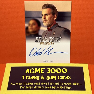 Star Trek DISCOVERY Season 3 ODED FEHR Charles Vance Full Bleed Autogrammkarte