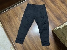 Vintage Dries Van Noten Cotton Linen Black Japanese Style Pants Size 40