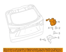 TOYOTA OEM 10-16 Highlander Liftgate-Lock Actuator Motor 693500E100