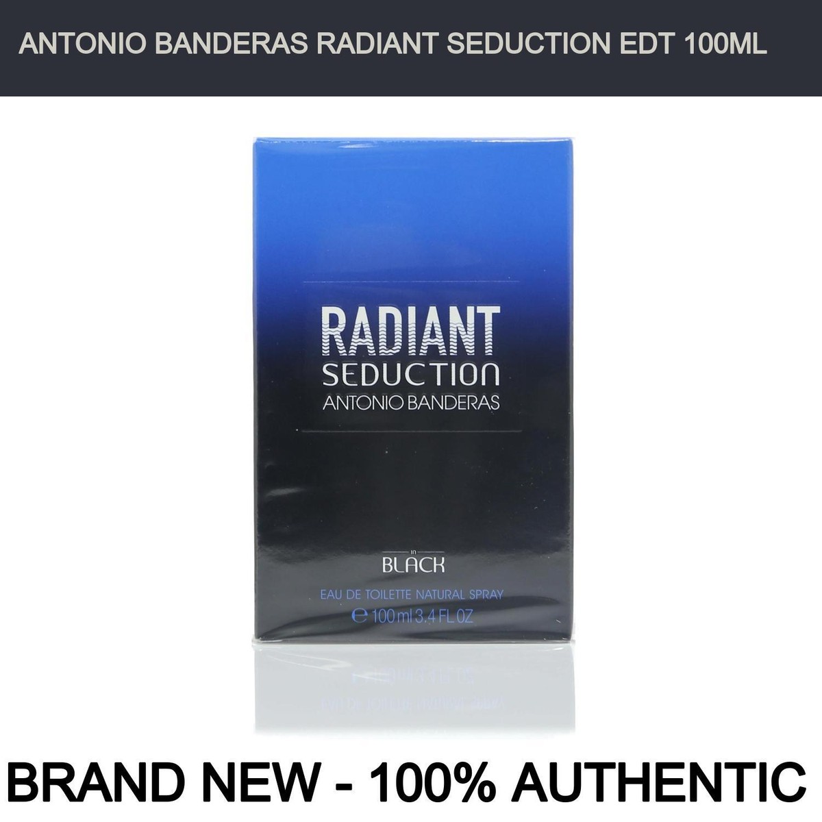 Antonio Banderas Radiant Seduction in Black Eau de Toilette for