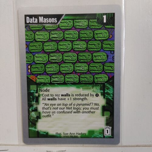 DATAMASONS -- NETRUNNER CCG -- LIMITED v1.0 ---  NM - Picture 1 of 1