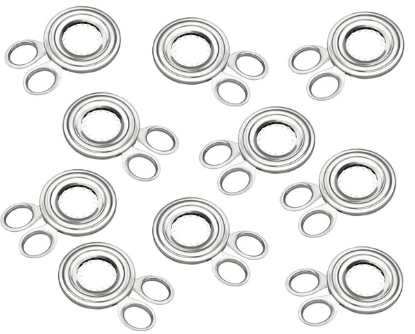 10Er Set Metaltex EierköPfer Aus Inox Mit Praktischen Sicherheits-Scherengrif...-image