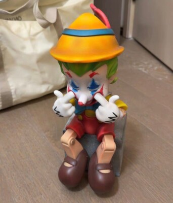 ZCWO Fools Paradise Clown Pinocchio I Had A Bad Day Wood Figure