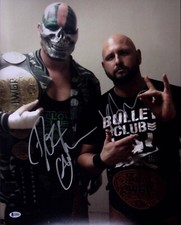 Luke Gallows & Karl Anderson Signed 16x20 Photo BAS COA New Japan Pro Wrestling