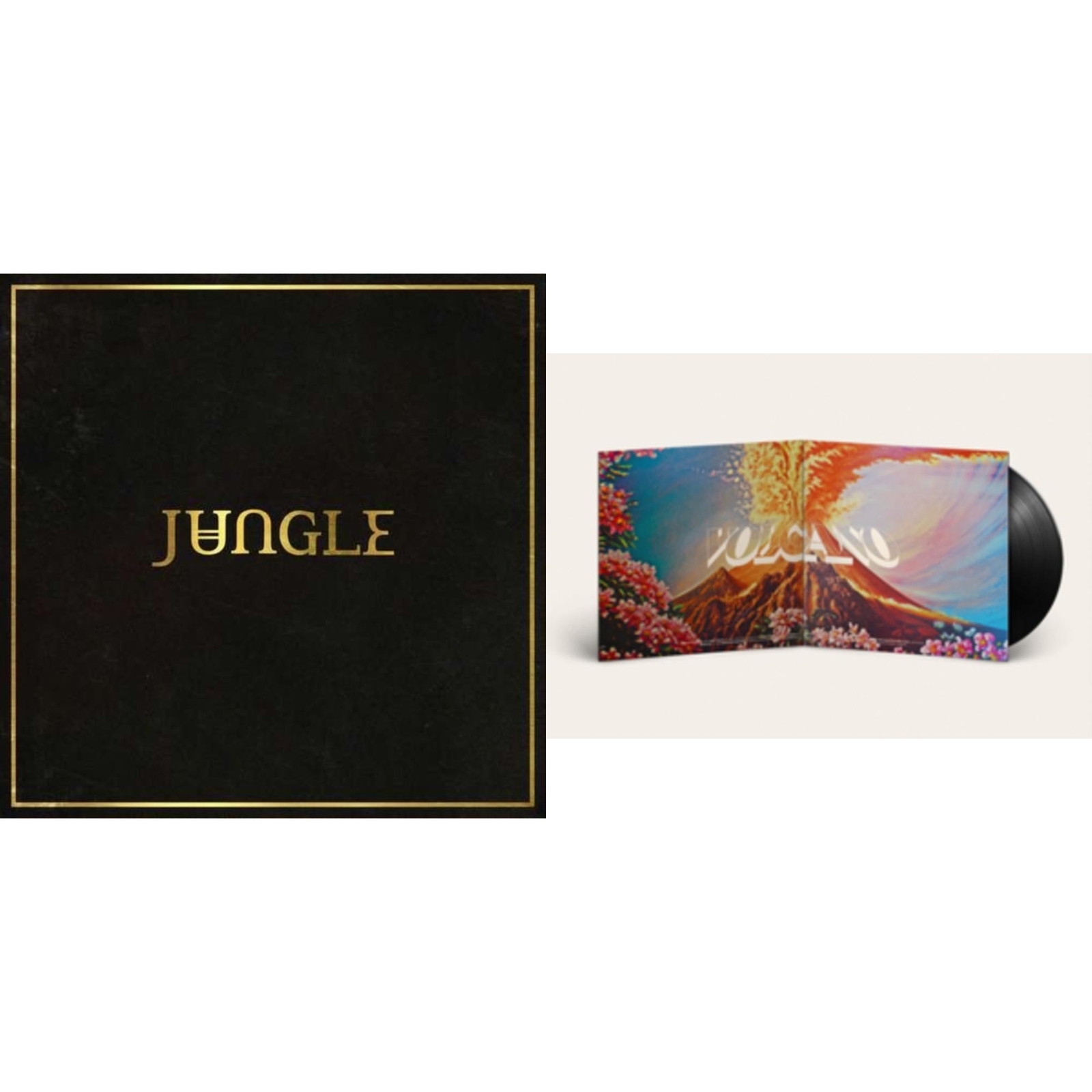 Jungle - Jungle & Volcano [New LP Vinyl Bundle]