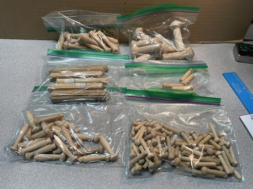 CRAFT WOOD PIECES LOT of 6 KINDS NIP NEW NEVER USED MADE USA LOT 7