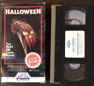 HALLOWEEN VHS - SUPER RARE 1981 Media Home Entertainment Copy