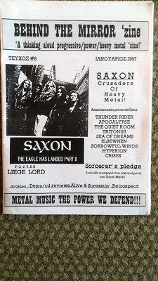 BEHIND THE MIRROR 1997 Heavy Metal Fanzine LIEGE LORD, SEA OF DREAMS