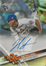 2017 Topps Chrome - Rookie Autographs Seth Lugo #RA-SL Refractor /499 (AU, RC)
