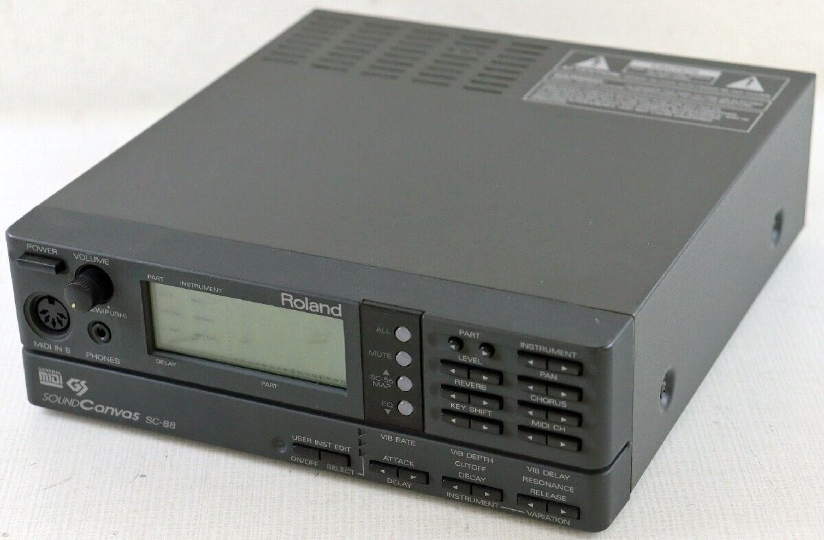 Roland SC-88 Sound Canvas MIDI Sound Module Generator Used Roland SC-88 Sound Canvas MIDI Sound Module Generator Used