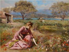 The First Spring Accent Tile Mural Kitchen Wall Art Backsplash Marble Ceramic