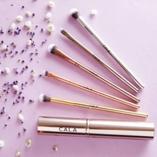 CALA Eye Need It Brush Kit Mixed Metals with Travel Case
