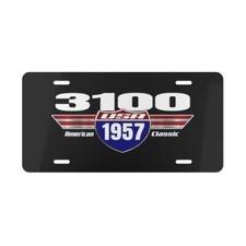 1957 3100 Classic Pickup Truck License Plate Tag - Made in The USA