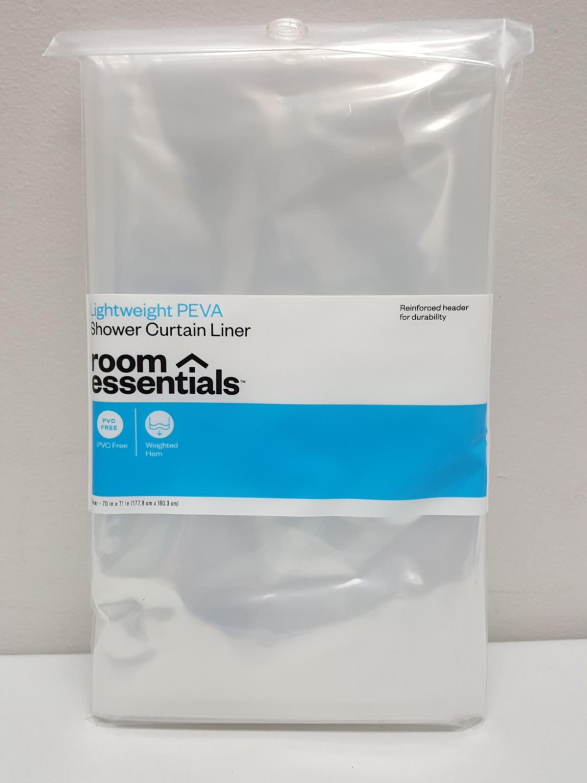 Room Essentials Shower Curtain Liner Lightweight PEVA Target Clear 70