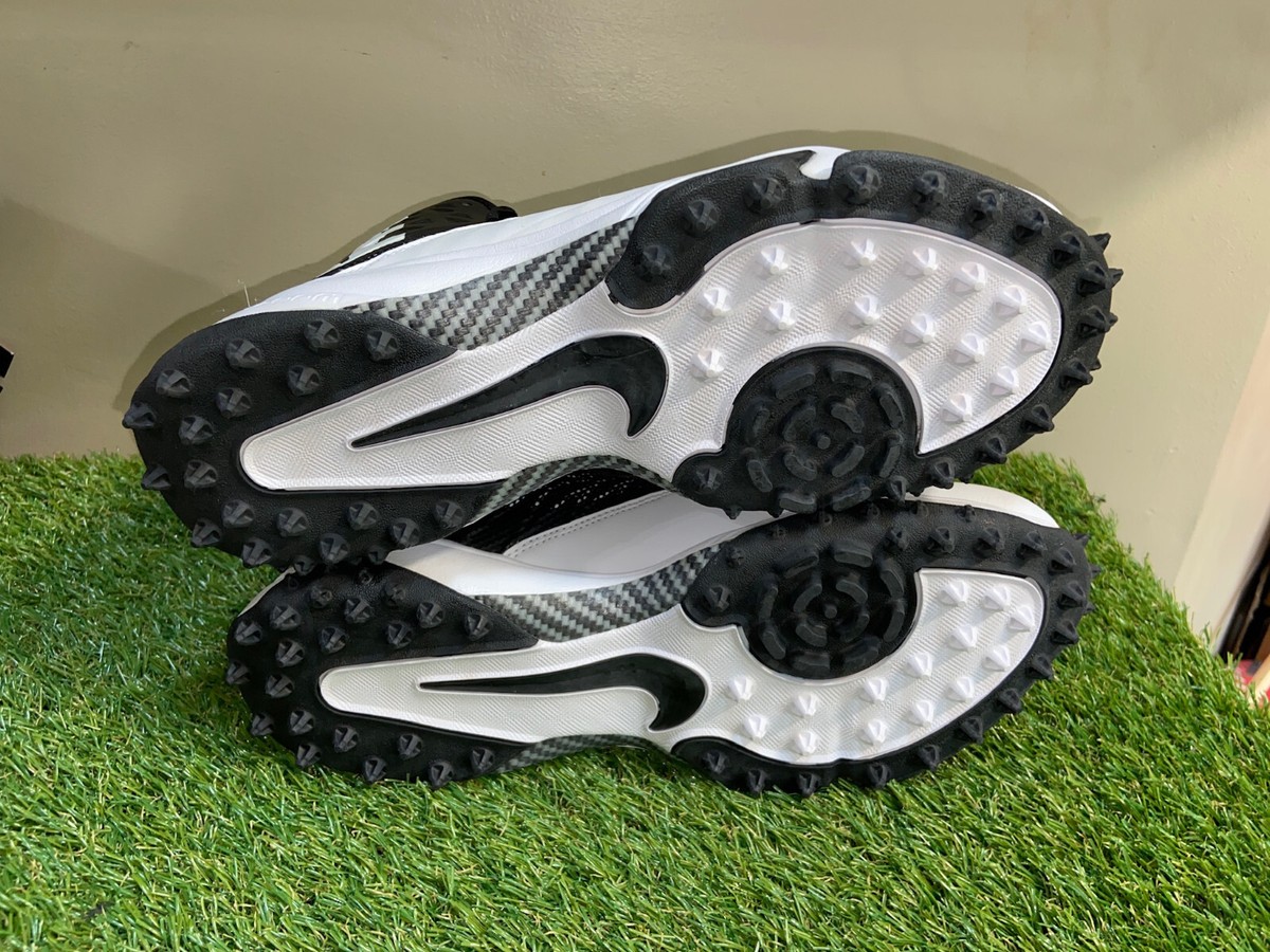 Nike Zoom Code Elite Destroyer Football Cleats Black White 603351-100 Mens 11.5 Nike Zoom Code Elite Destroyer 2013 Football Cleats Black  main image 4