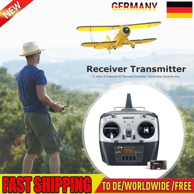 2.4GHz Remote Controller Transmitter Kits 8 Channels RC Receiver for RC Boat Car