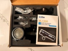 Big Blue Video Light VL1300 LED Underwater Diving Light w/ arms, clips  Filters