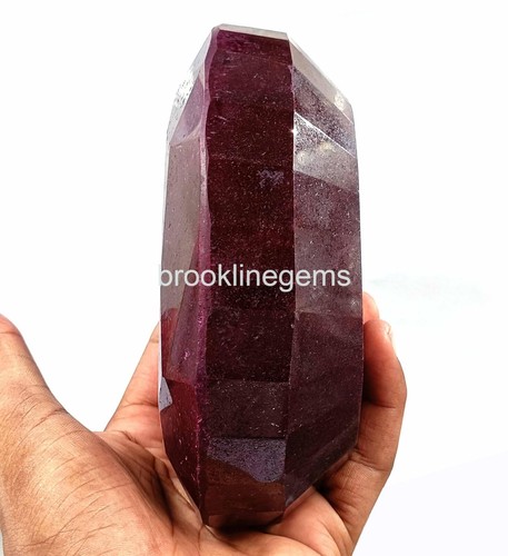 5000 Ct. Natural Huge Red Ruby Oval Faceted Cut EGL CERTIFIED Loose Gemstone - Picture 2 of 8