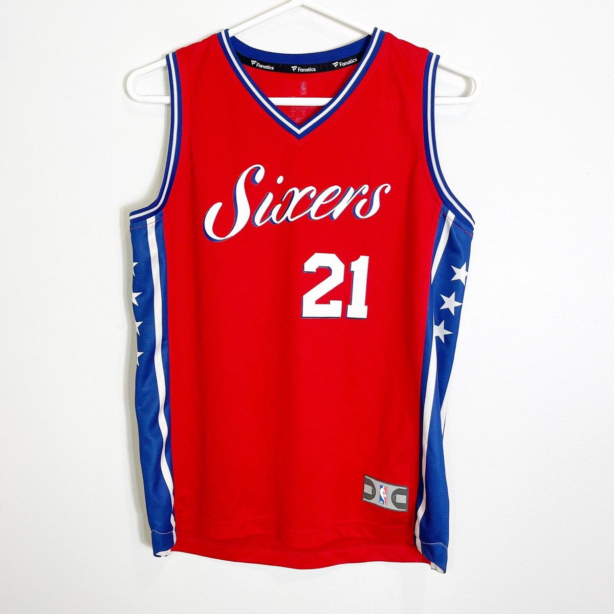 Fanatics Joel Embiid #21 Jersey Philadelphia 76ers NBA Basketball