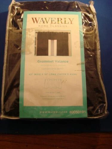 Waverly Cortinas de ventana de Poliéster Negro
