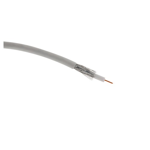 Câble Coaxial TV Zenitech 20m - Blanc - Pour Antenne, Parabole, Usage Domestique