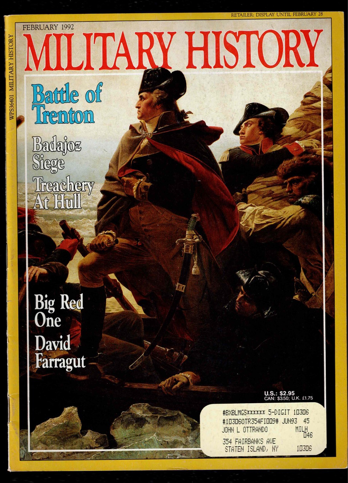 February 1992 Military History Magazine