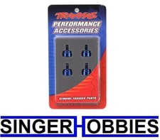 Traxxas 3767a Shock caps aluminum blue-anodized  4 fits all Ultra Shocks TRA1