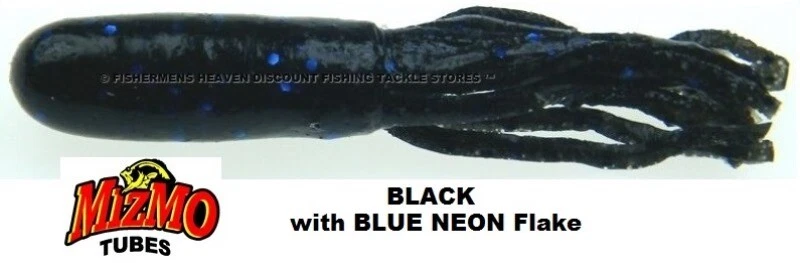 Mizmo Tubes Teaser 2,75 Polegadas Iscas de Tubo de Baixo de Plástico Macio Qualquer Cor 12 unidades Pk - Imagem 2 de 4