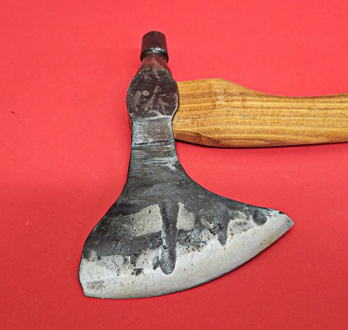 1,57 LBS BLACKSMITH HAND FORGED - TOMAHAWK CAMP AXE - HATCHET - Imagen 3 de 8
