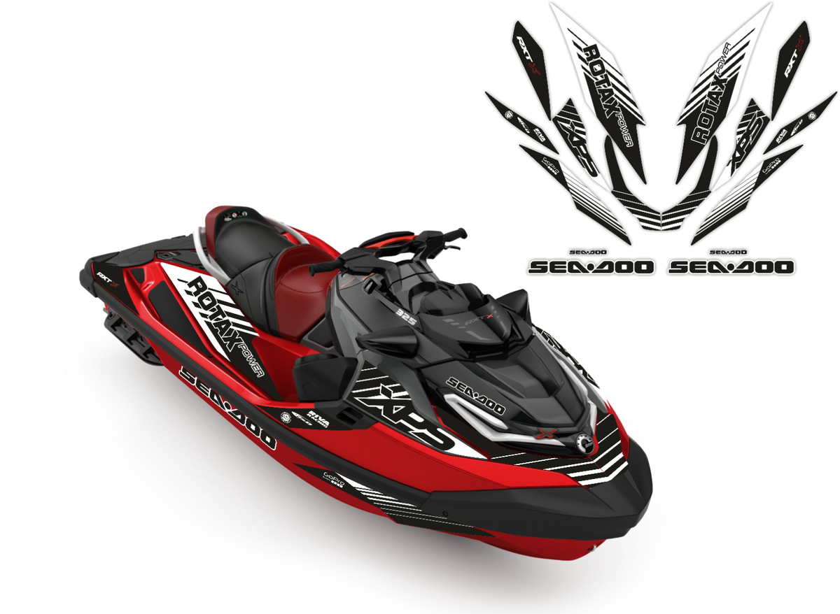 SEADOO RXT 325 for 2024 2025 decals stickers set graphics kit 