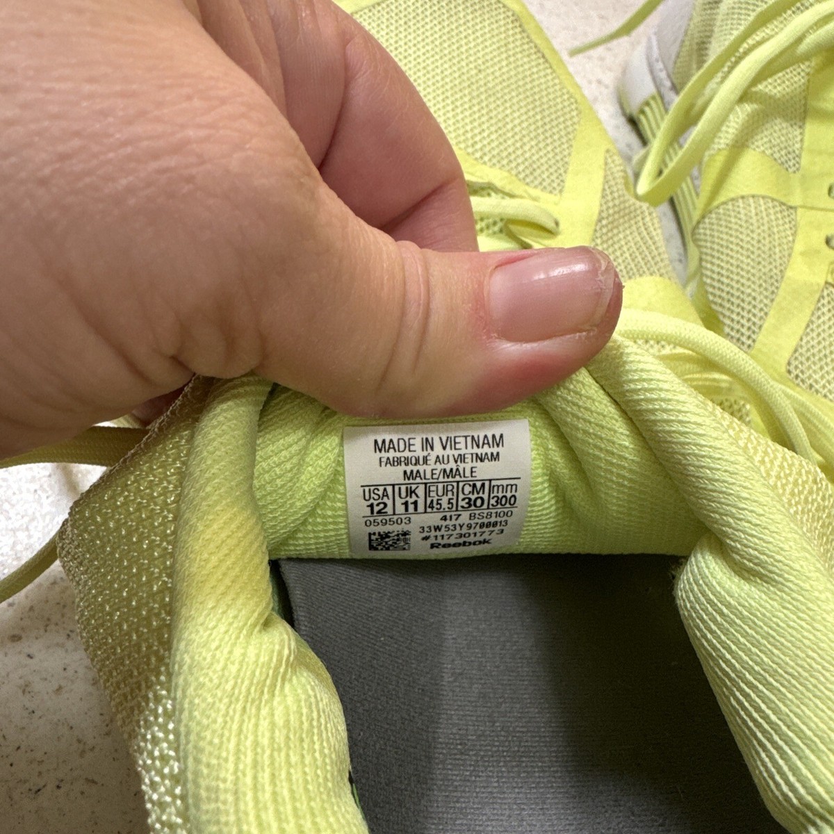 Size 13 Reebok CrossFit Speed TR 2.0 Athletic Shoes Yellow Green BS8100 Sneakers Reebok Men main image 2