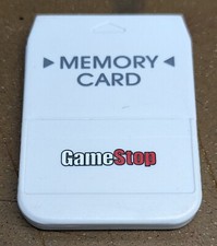 Vintage Playstation 1 Memory Card By Game Stop, For PS1 systems