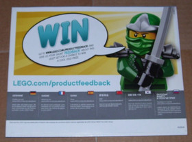 Lot of Lego Ninjago Instruction Manuals For 4 Sets 2520, 70736, 9450, 70728