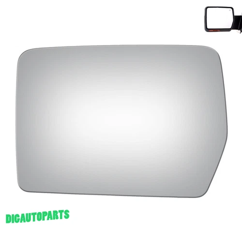 Mirror Glass Adhesive For 04-10 Ford F-150 Pickup Truck Driver Left Side LH Flat