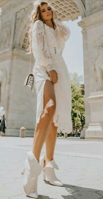 NWT $379 Spell & the Gypsy Collective Dawn Lace Belted Midi Dress - Cream Sz XS | eBay NWT $379 Spell & the Gypsy Collective Dawn Lace Belted Midi Dress - Cream Sz XS | eBay