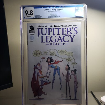 Jupiter's Legacy Finale #1 CGC 9.8 Skottie Young Variant Dark Horse 2024
