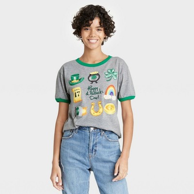 Short Sleeve Graphic T-Shirt - Gray 