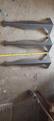 3 Metal IKEA Vika Fintrop table or bar legs 20463, 27.5" - Picture 5 of 5